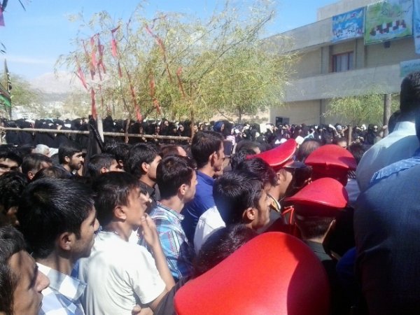 تشییع و تدفین باشکوه 2 شهید گمنام در دانشگاه علوم پزشکی یاسوج