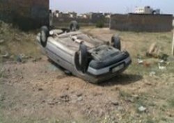 واژگونی سمند در محور یاسوج به اصفهان یک کشته بر جای گذاشت 