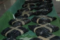  بسته های تریاک درکیسه های خیار یک خودروی وانت