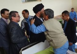 دیدار آیت الله ملک حسینی از جانبازان و معلولین