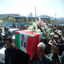 تشییع پیکر شهید سید نوذر موسوی+تصاویر 