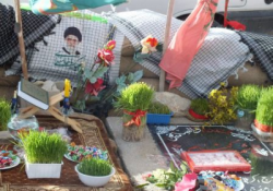  آغاز سال ۹۳ با شمیم عطر شهدای گمنام +تصاویر 