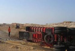 مرگ راننده تانکر حامل سوخت در محور یاسوج به اصفهان